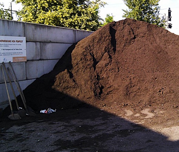 Kompost auf Wiener Mistplätzen